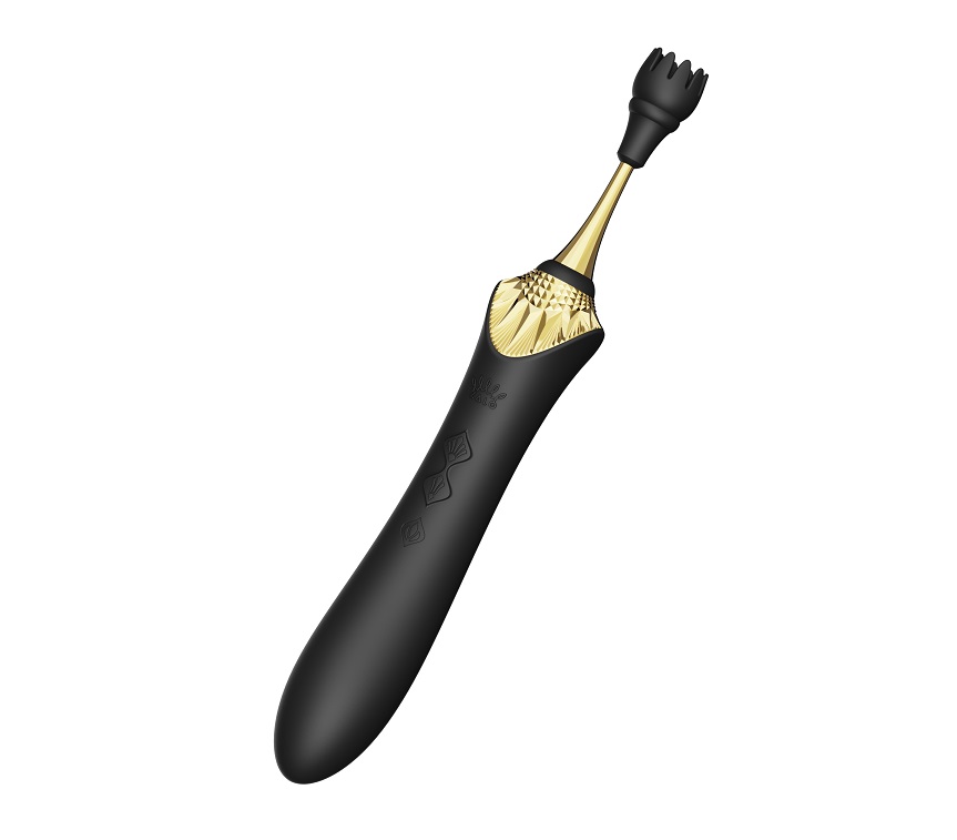 Zalo - Bess 2 Heating Dual Vibrator - Obsidian Black - View 5