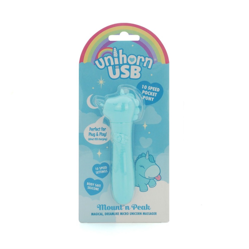 Unihorn - Mount'n Peak USB 震動子彈 - 藍色 - View 5